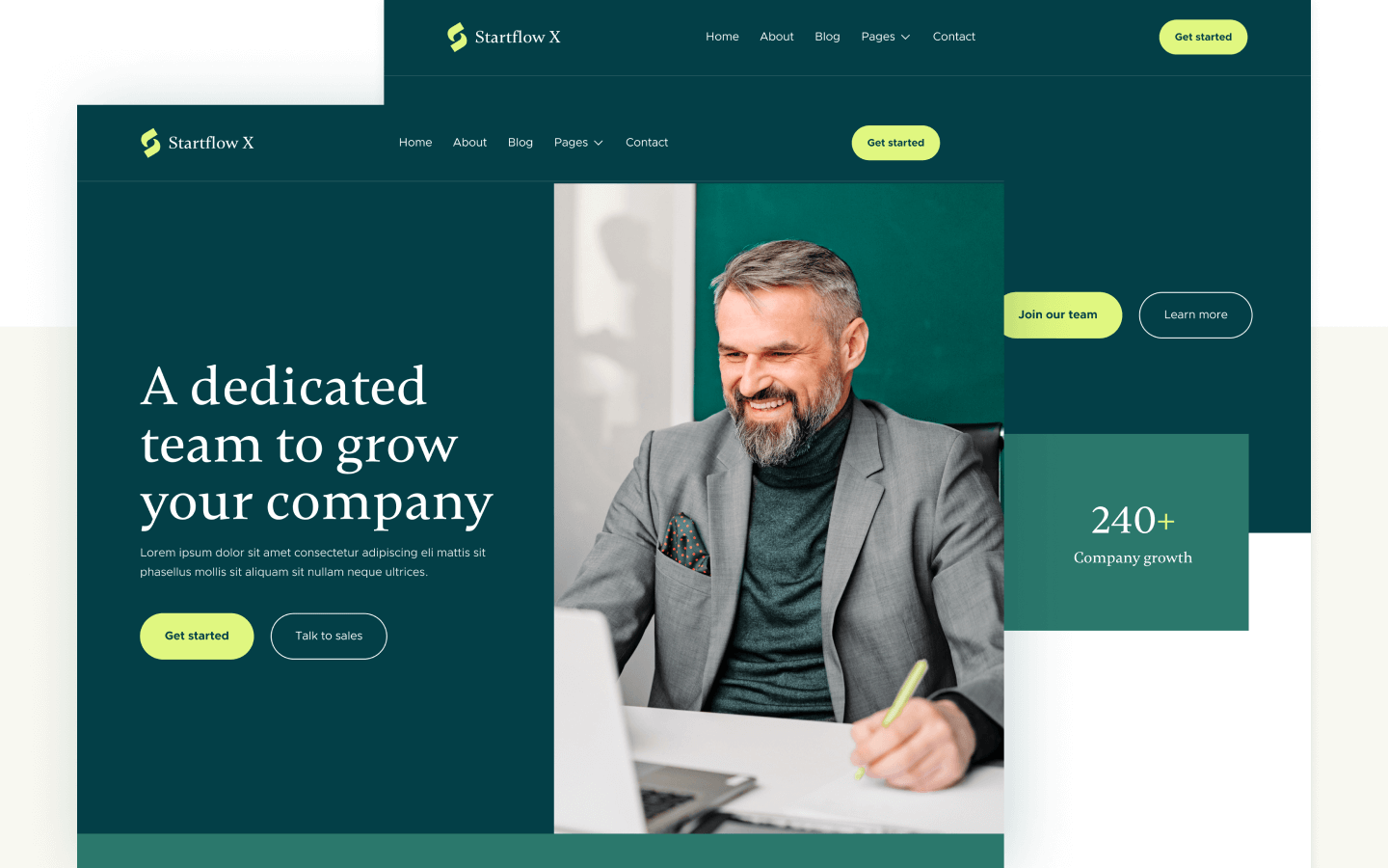 Startflow X Webflow Template