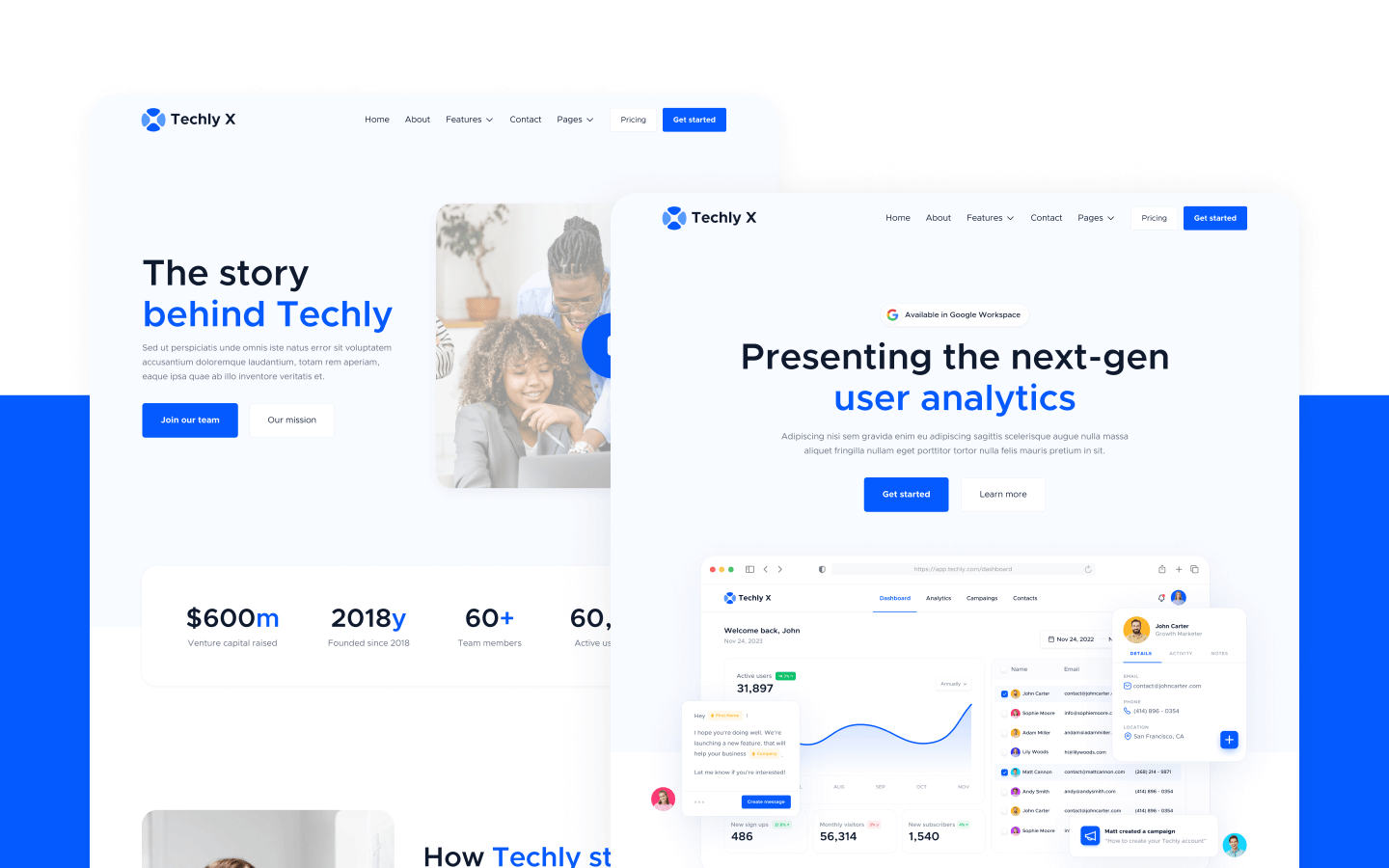 Techly X Webflow Template