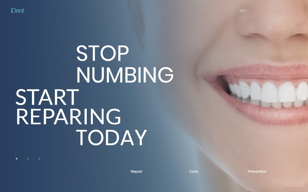 iDent Webflow Template