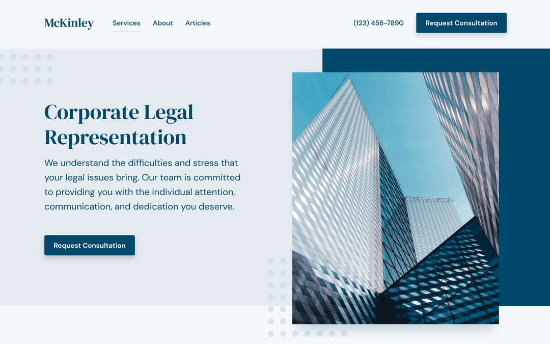 McKinley Webflow Template