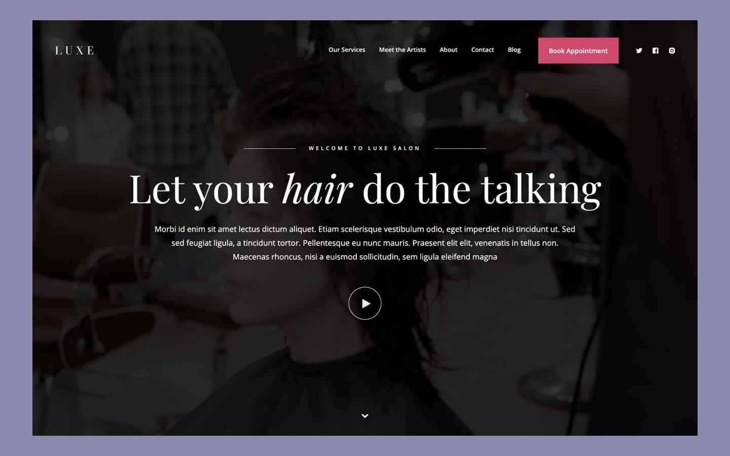 luxe Webflow Template