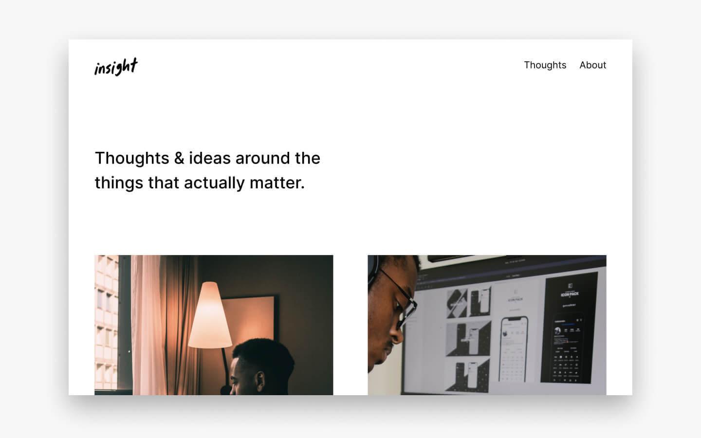 Insight Webflow Template