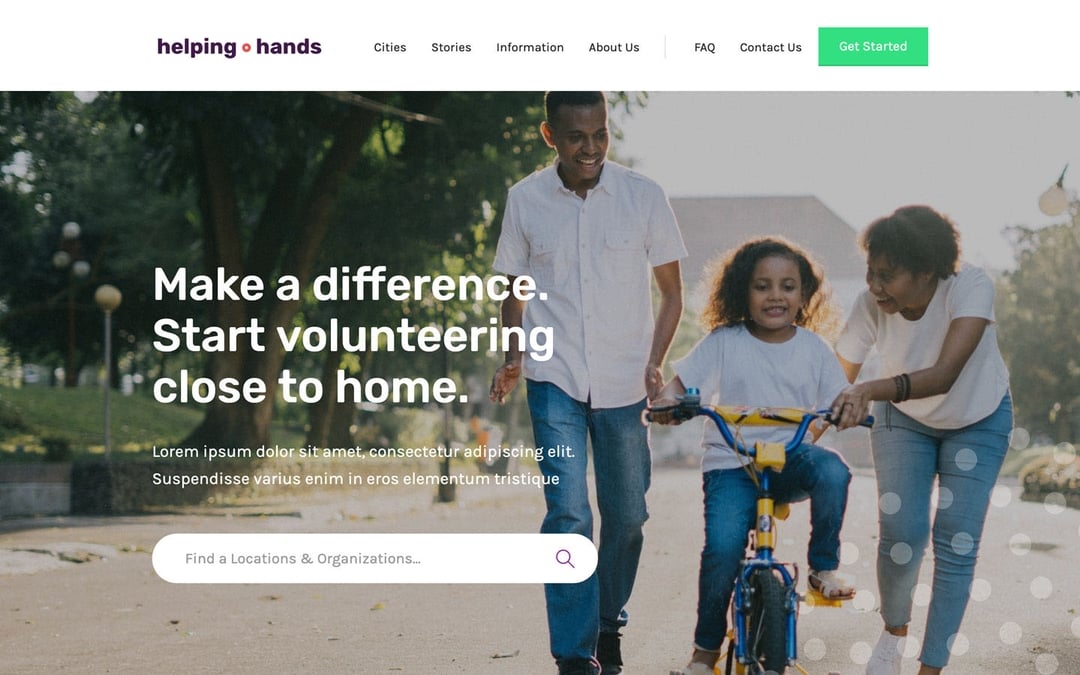 Helping Hands Webflow Template