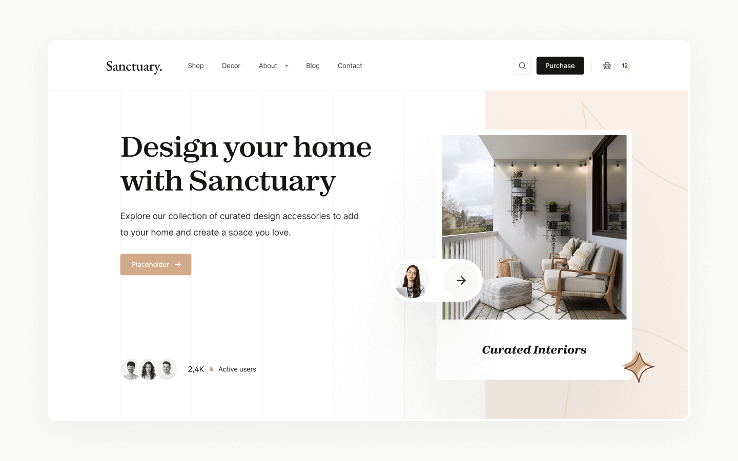 Sanctuary Webflow Template