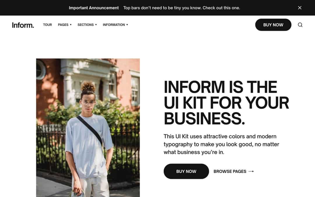 Inform Webflow Template