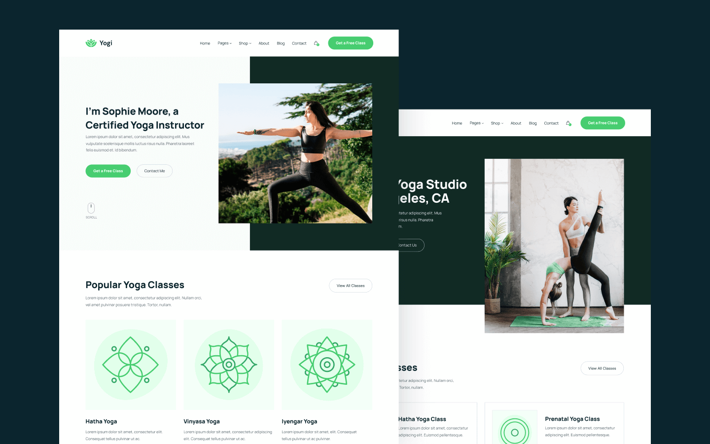 Yogi Webflow Template