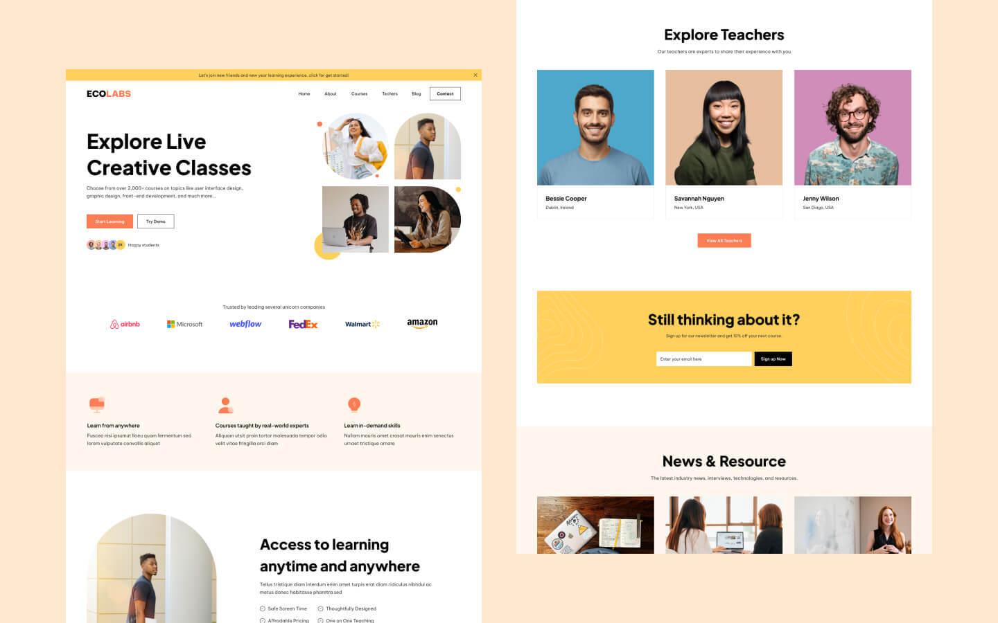 EcoLabs Webflow Template