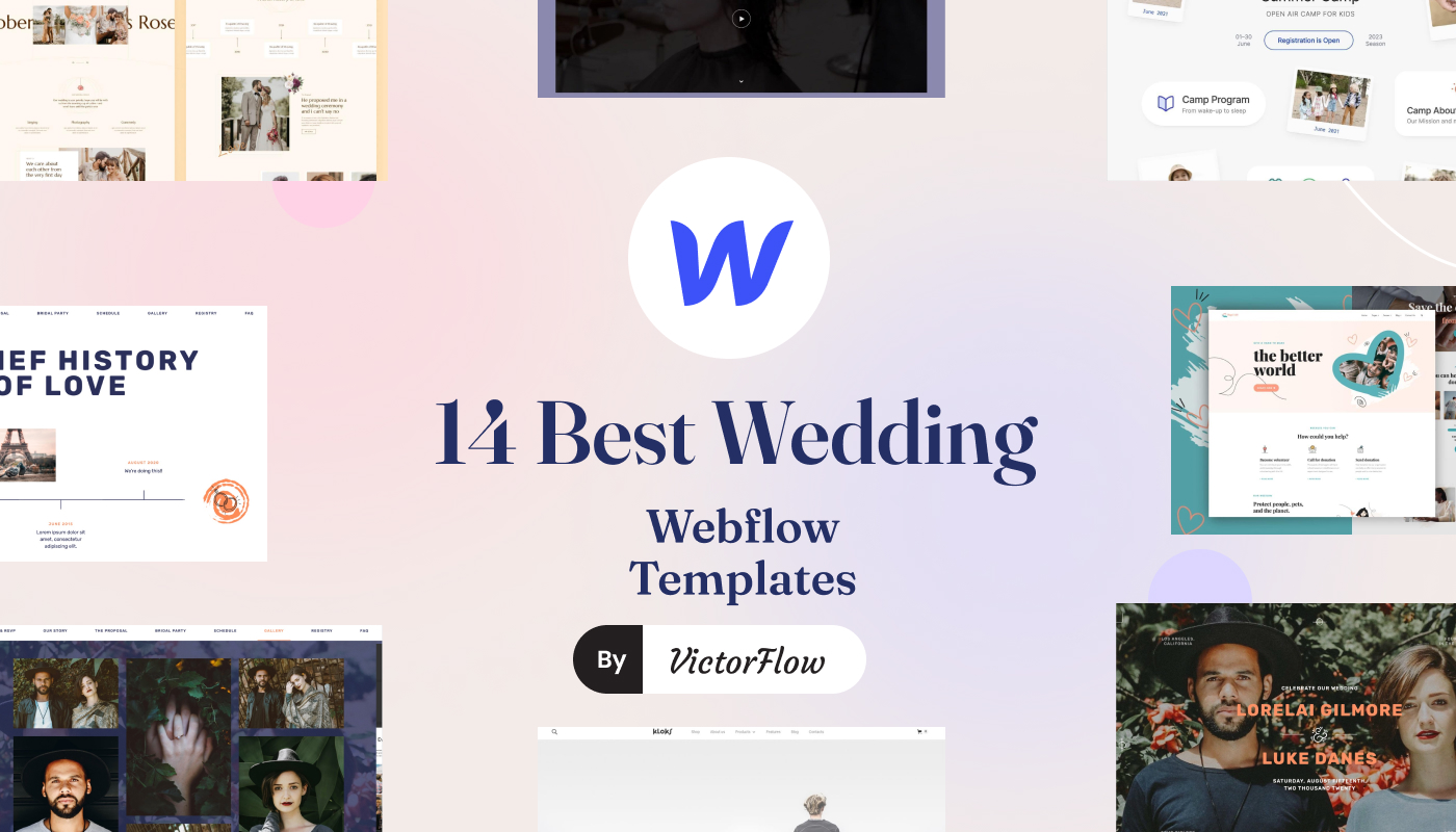 14 Best Wedding Webflow Templates In 2023