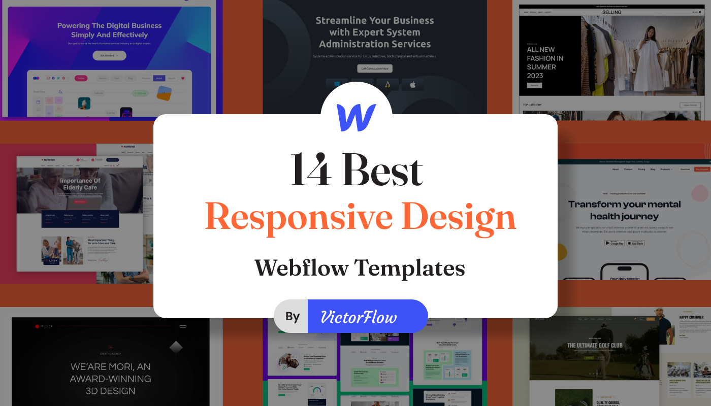 14 Best Responsive Design Webflow Templates In 2023
