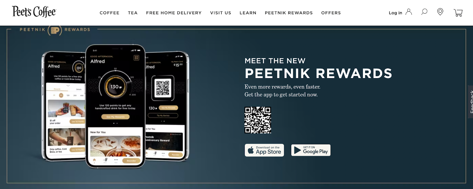 Peetnik Rewards app.