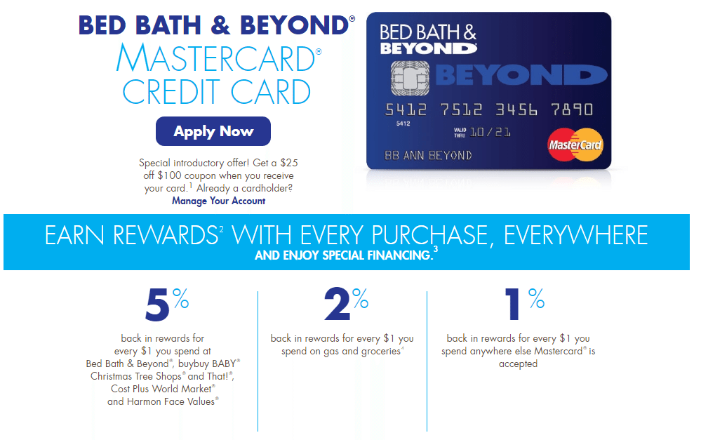 The Bed Bath & Beyond rewards program is based on tiers