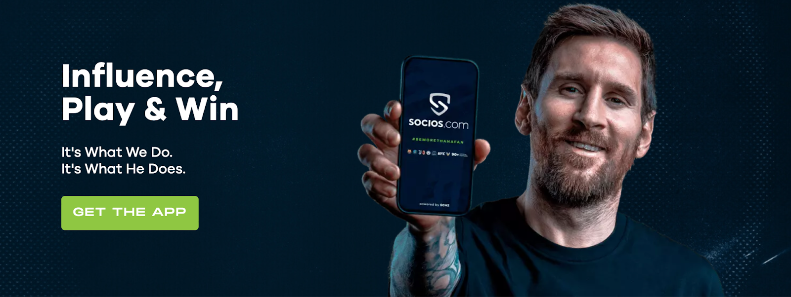 Socios app works with Blockchain and is based on Fan Tokens.