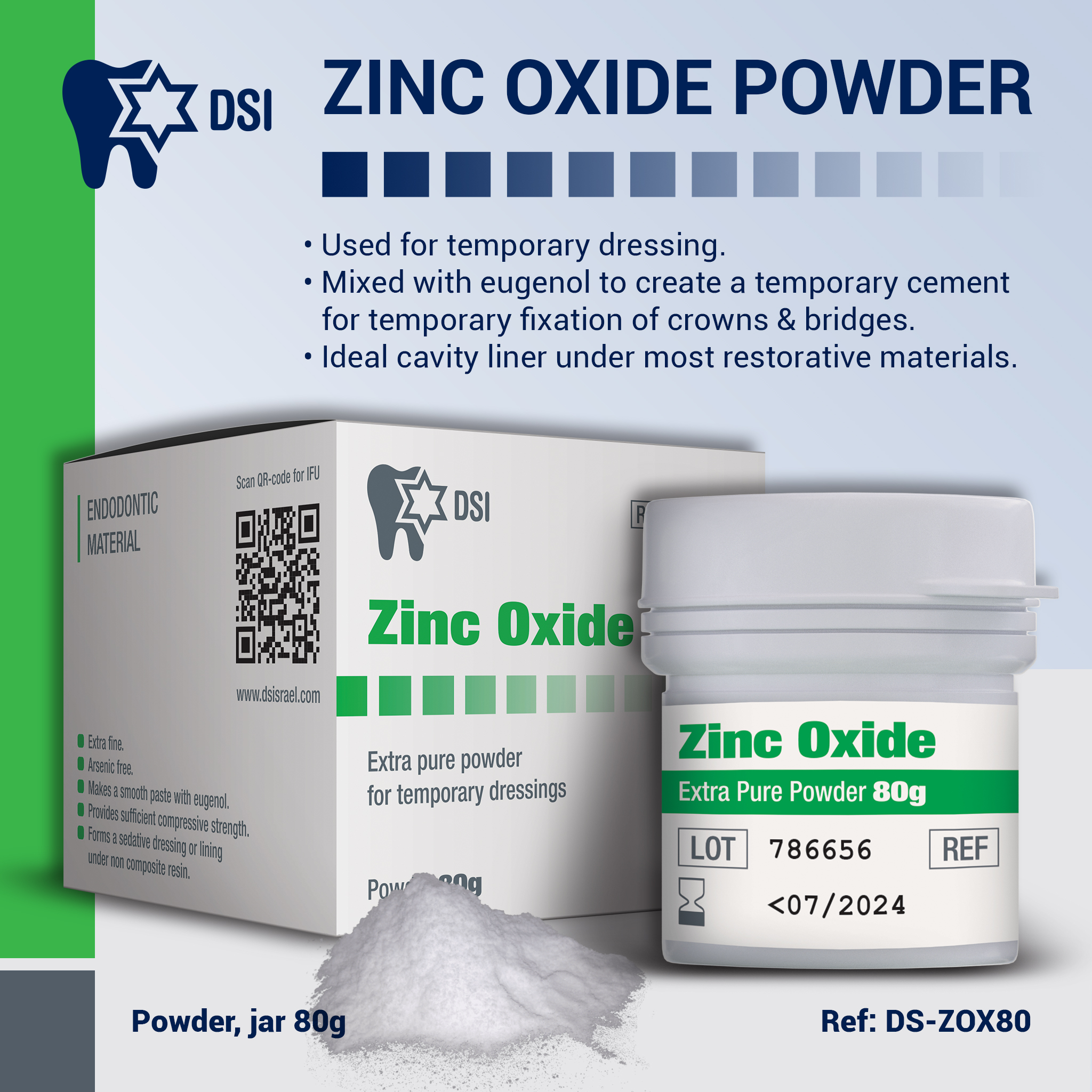 DSI DSI Zinc Oxide Powder DSI Dental Solutions 2023