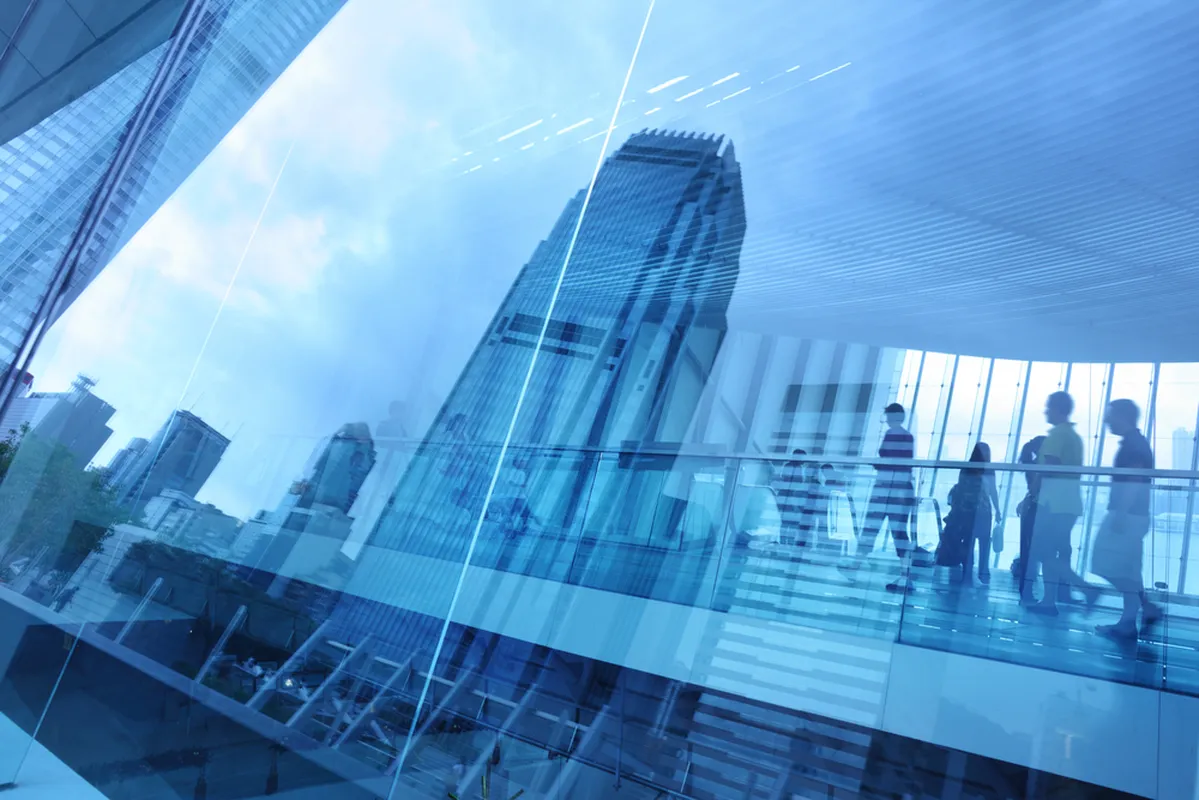 huge business center