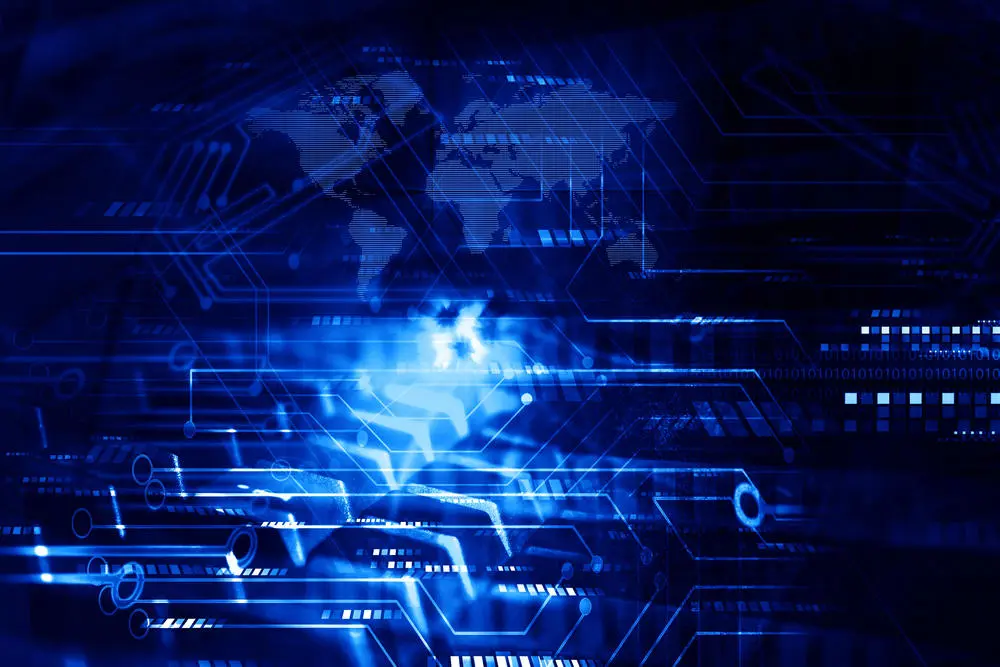 High Tech technological background