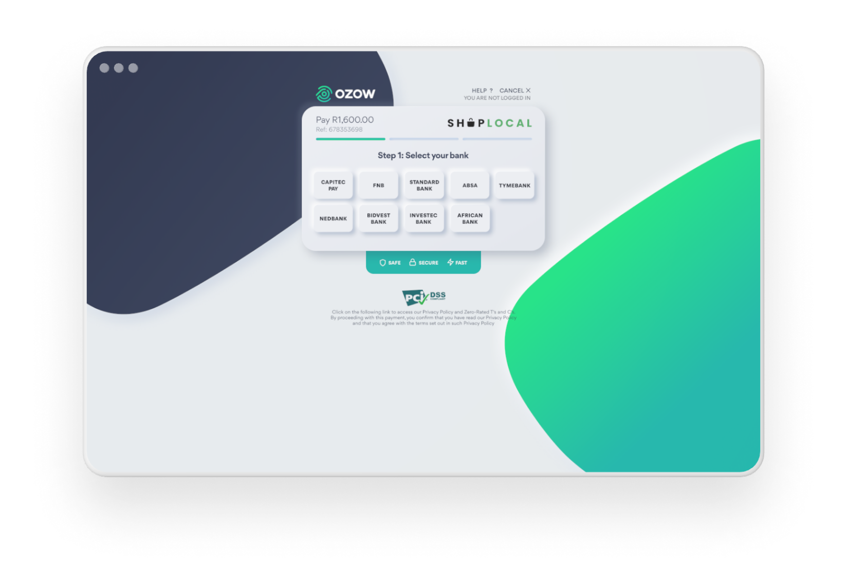 Ozow payment