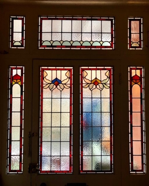 Stained Glass Door Panels Canford Cliffs, Dorset Sherriff Stained