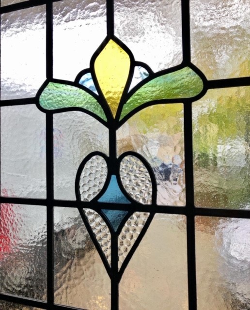 Stained Glass Door Panel Christchurch, Dorset Sherriff Stained