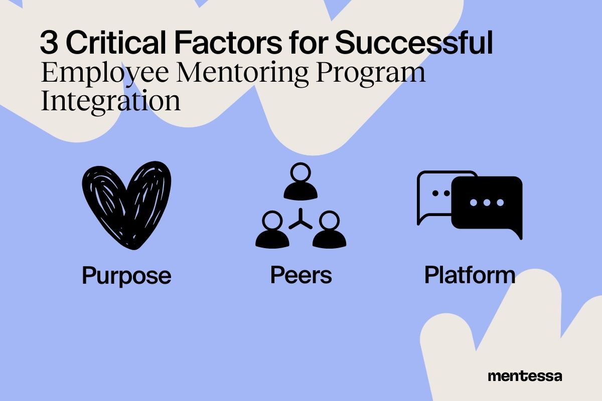 How can mentoring programs be sustainably integrated into the company?