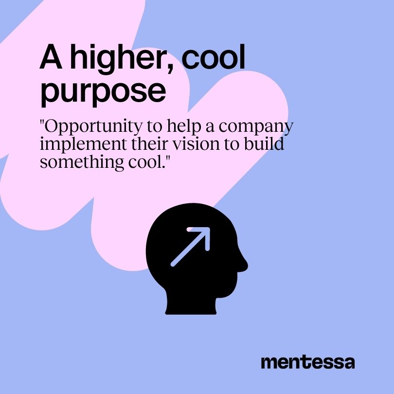 A higher, cool purpose