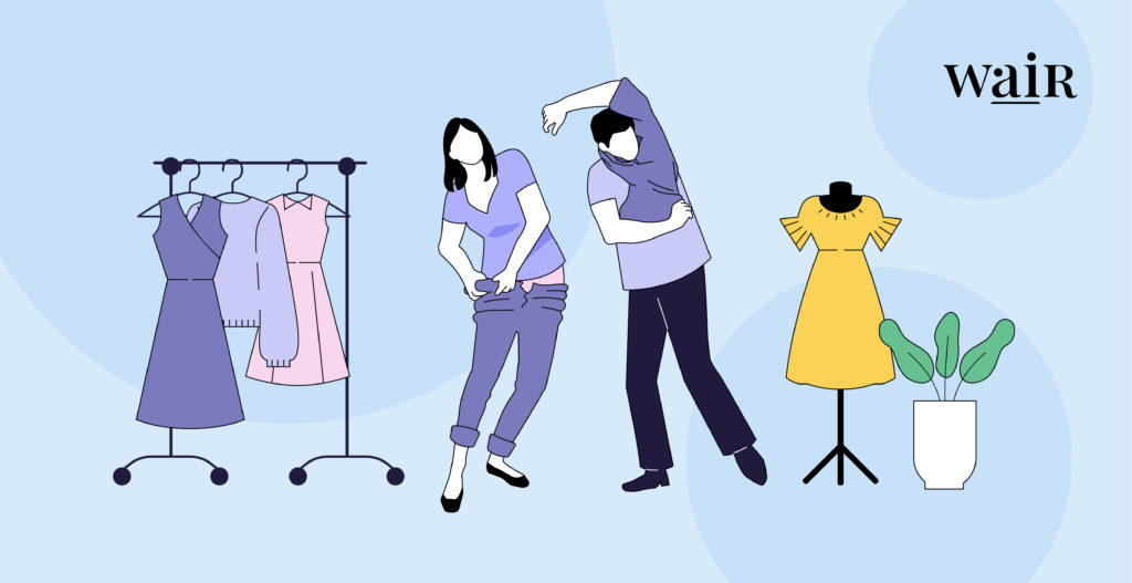 Shoppers struggling to get clothing to fit that was purchased online using size charts