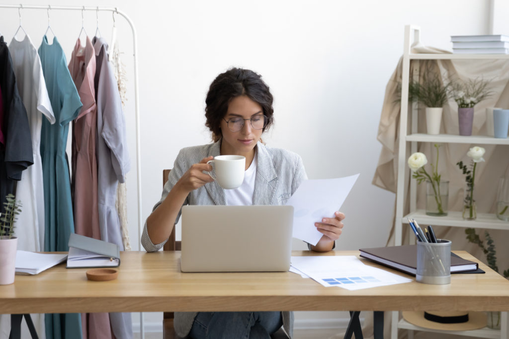 An eCommerce shopper buying clothing through an eCommerce spin-off site