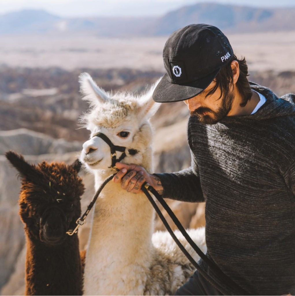 A model wearing Paka sustainable fashion
