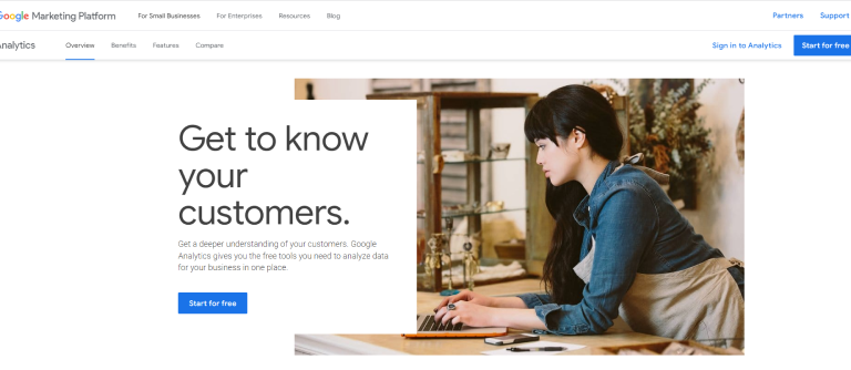 Google Analytics, the leading analysis platform