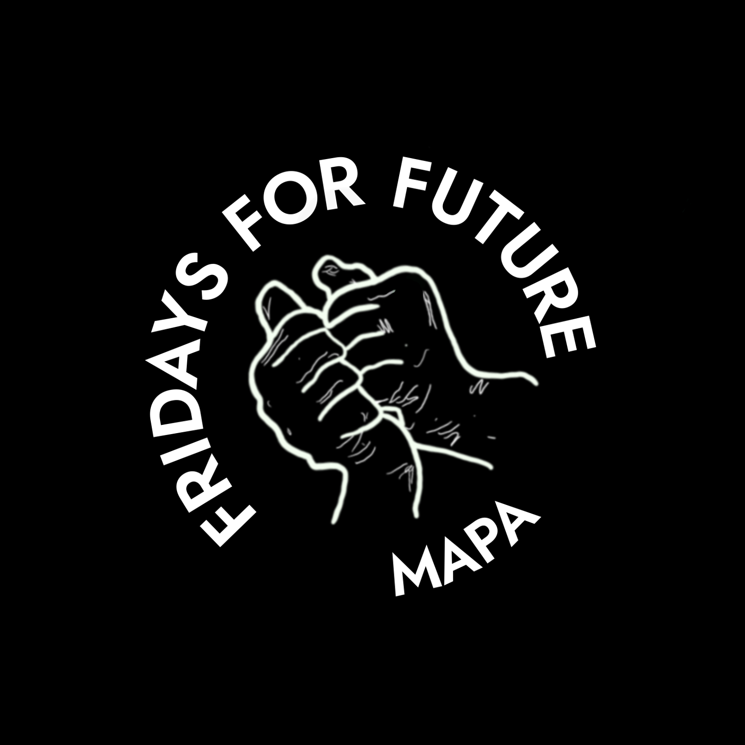 Fridays For Future MAPA logo.