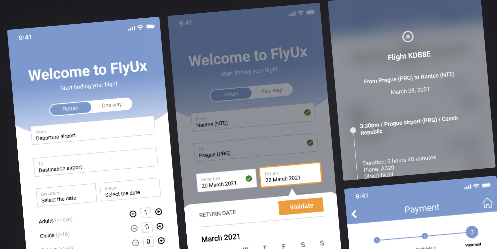 Application Fly UX