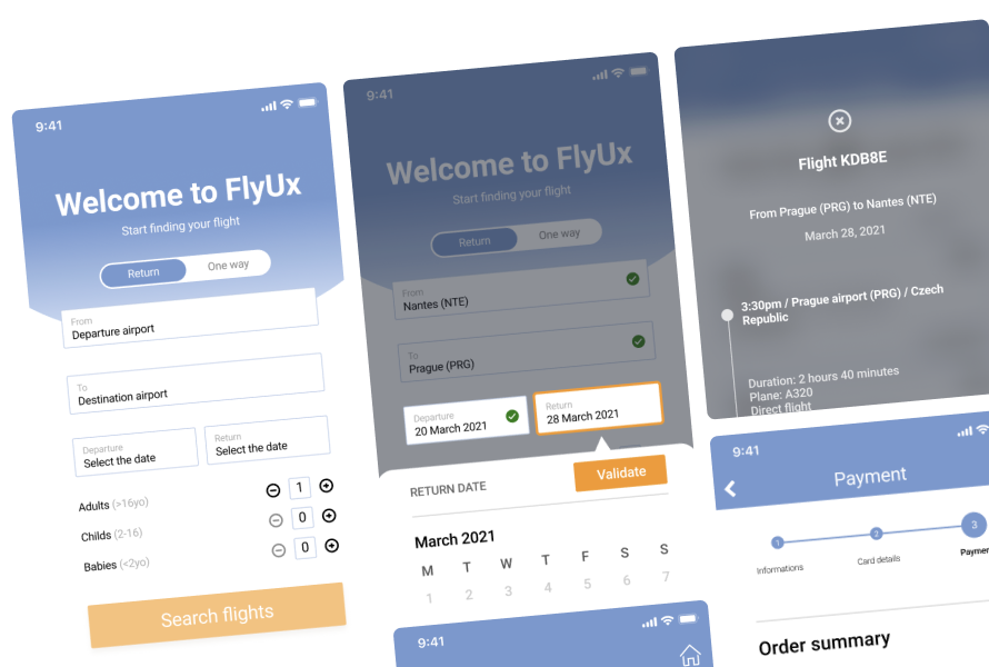 Application Fly UX