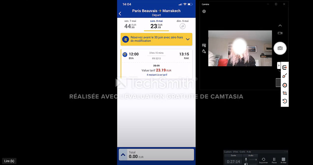 test utilisateur fly ux