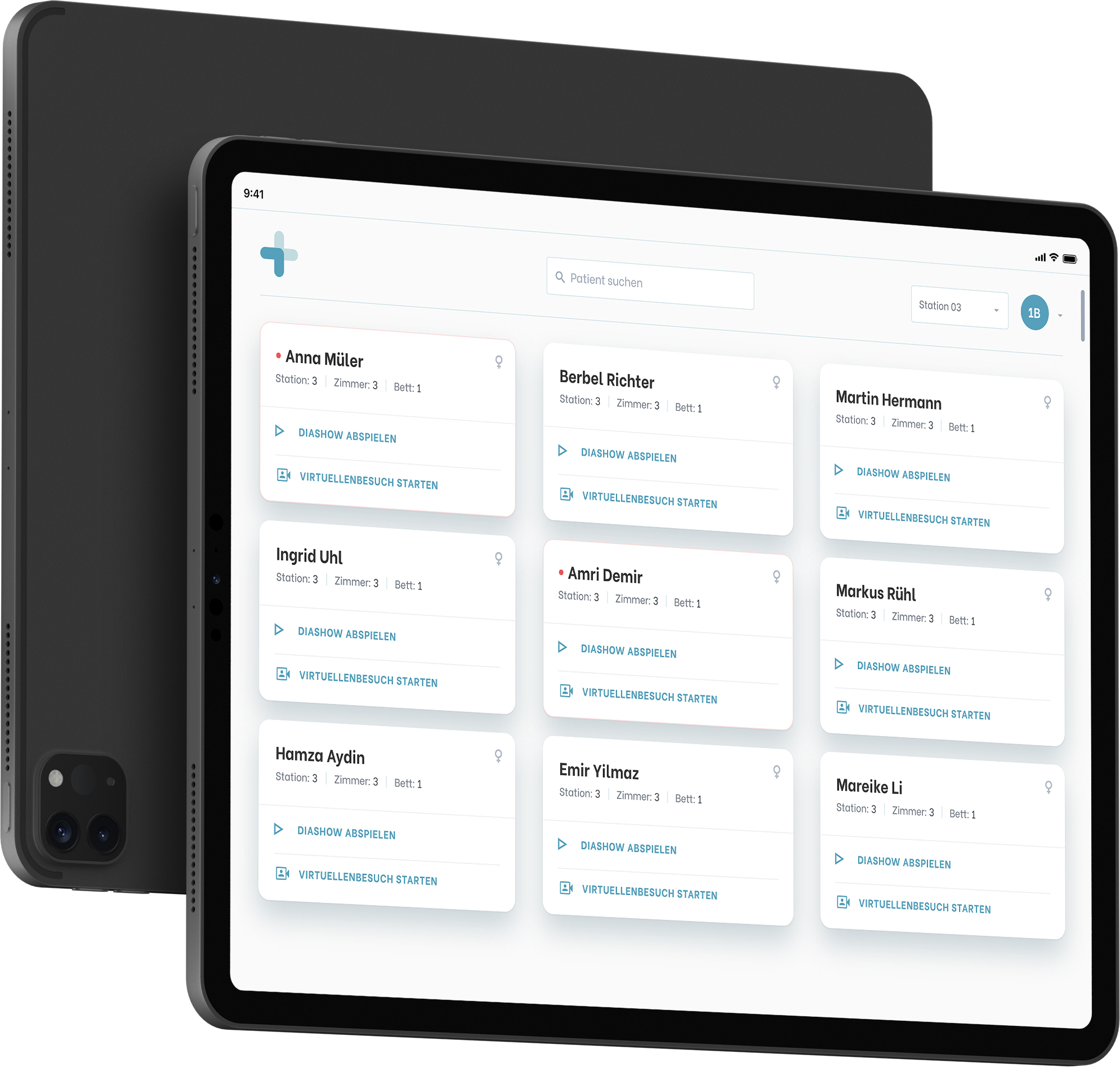 Schwebendes Ipad