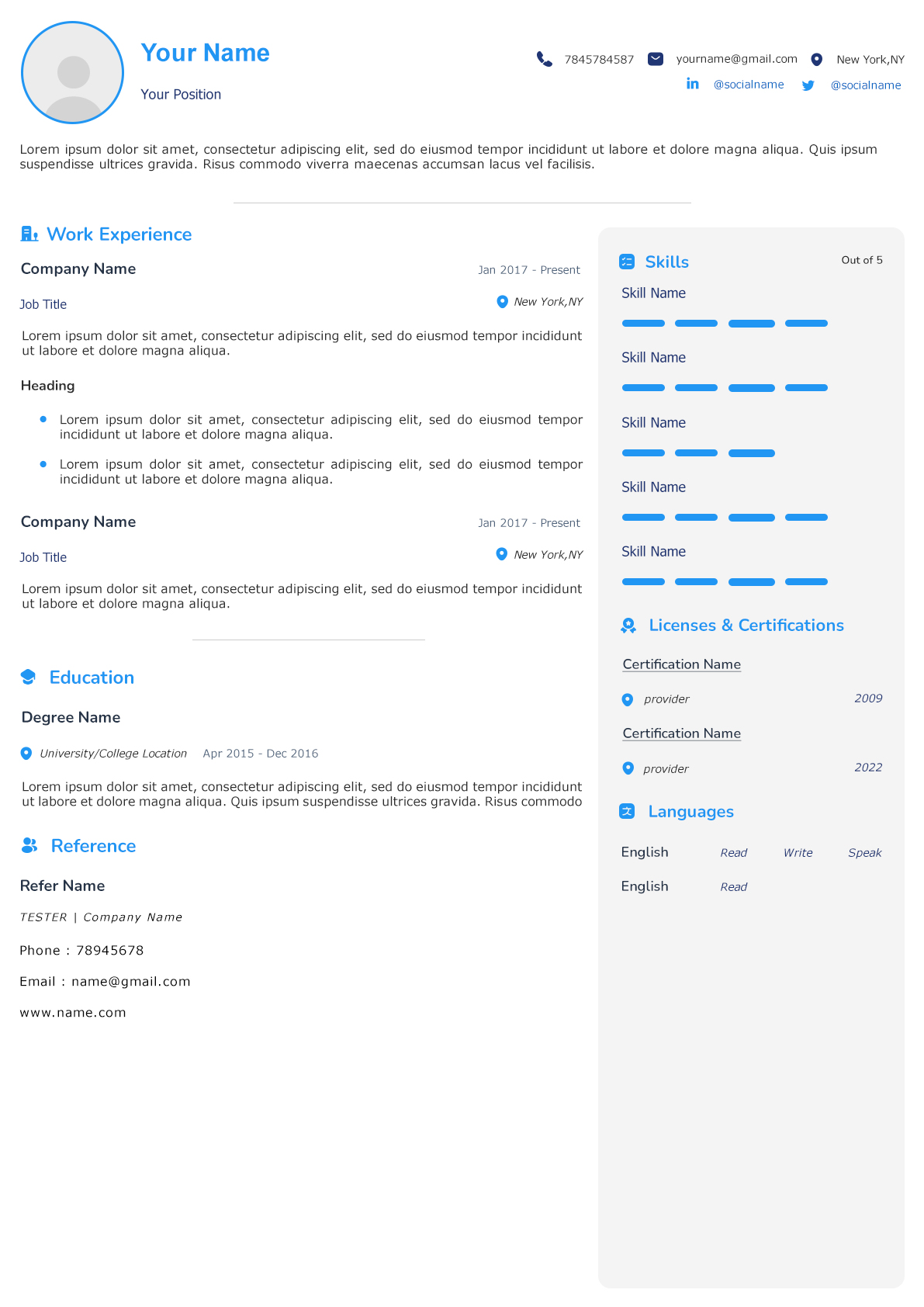 Download Office Assistant Resume Template (PDF, Word, Text)