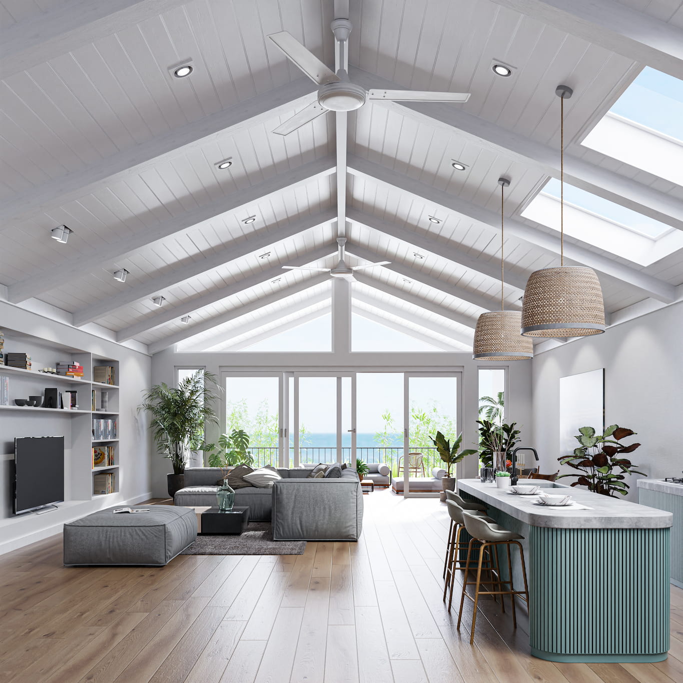 Möbilierte Strandhaus Wohnung
