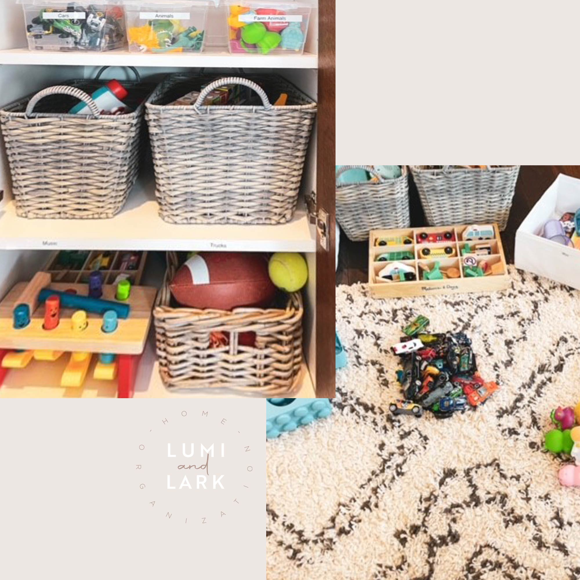 Lumi & Lark Toy Storage System