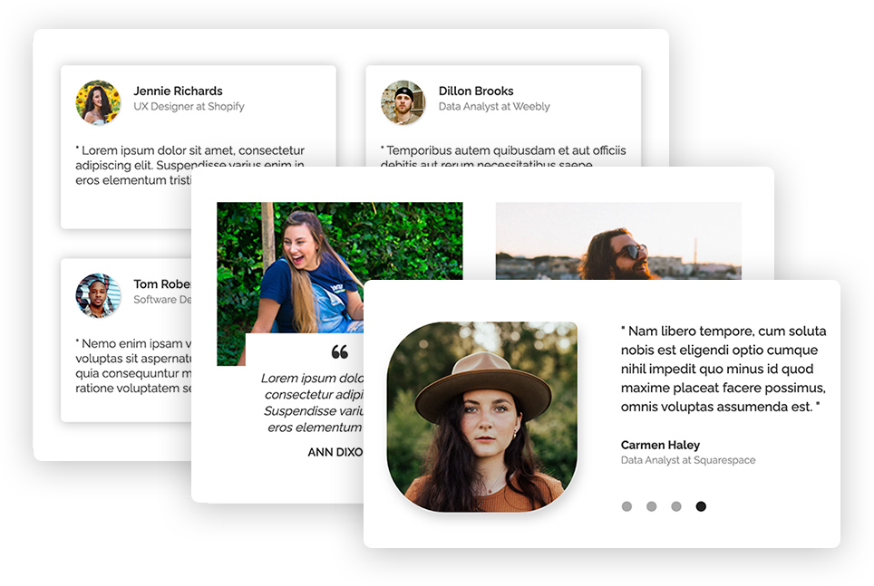 Contact Form Collection Illustration