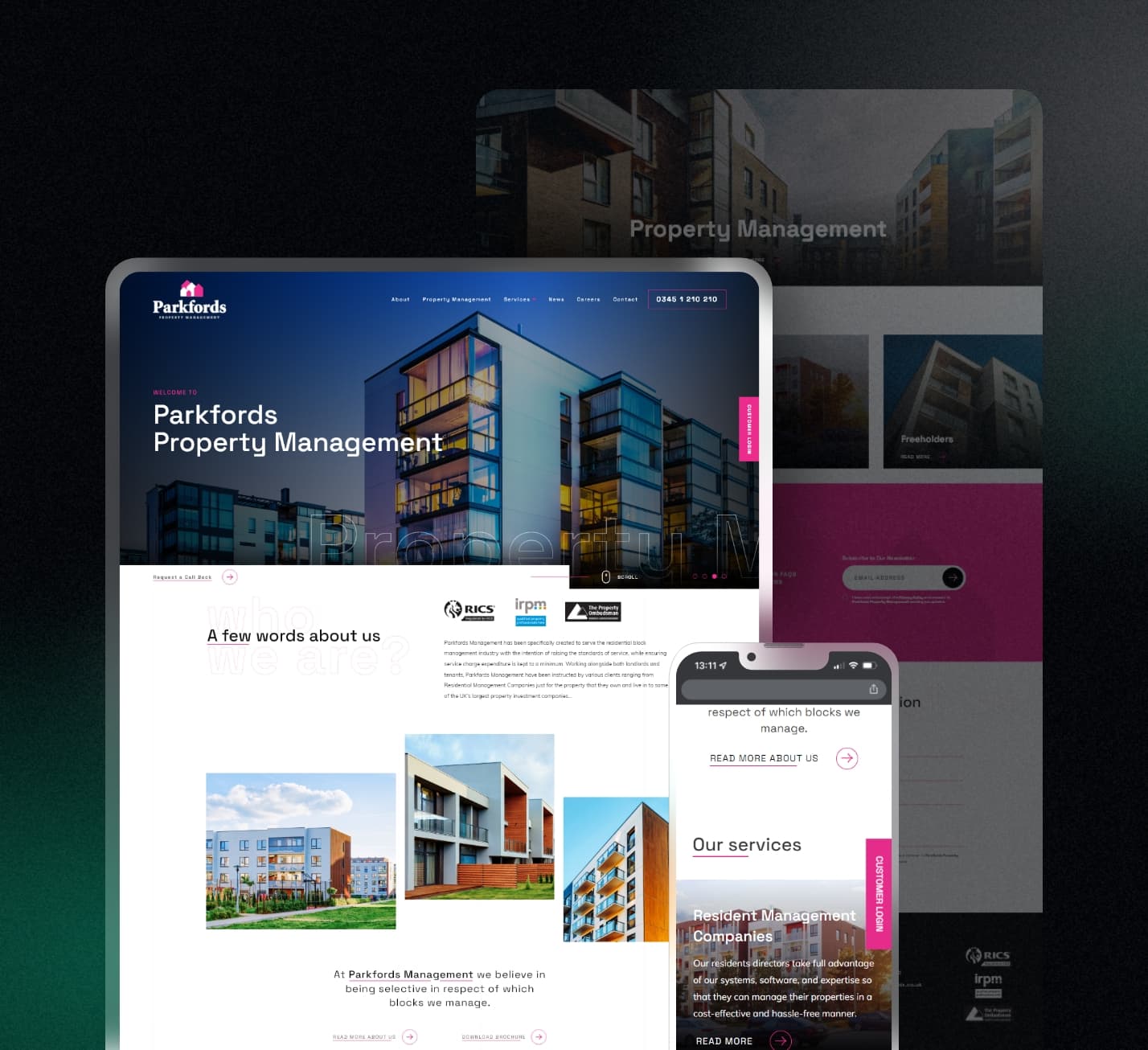 Property Management Responsive Web Design