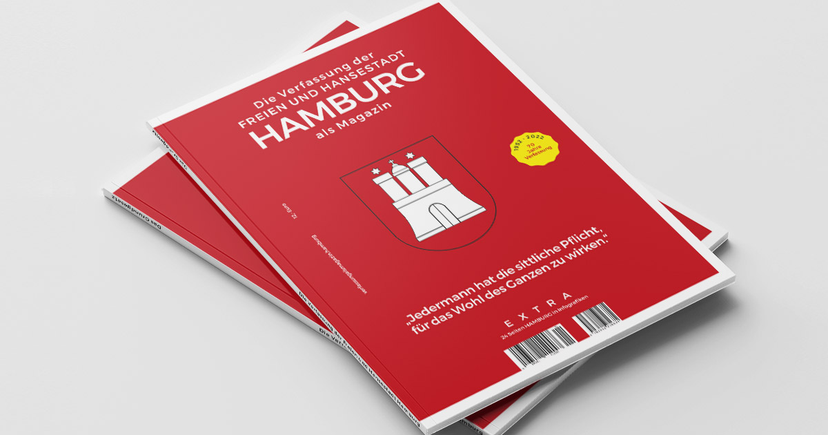 Die Verfassung der FREIEN UND HANSESTADT HAMBURG als Magazin