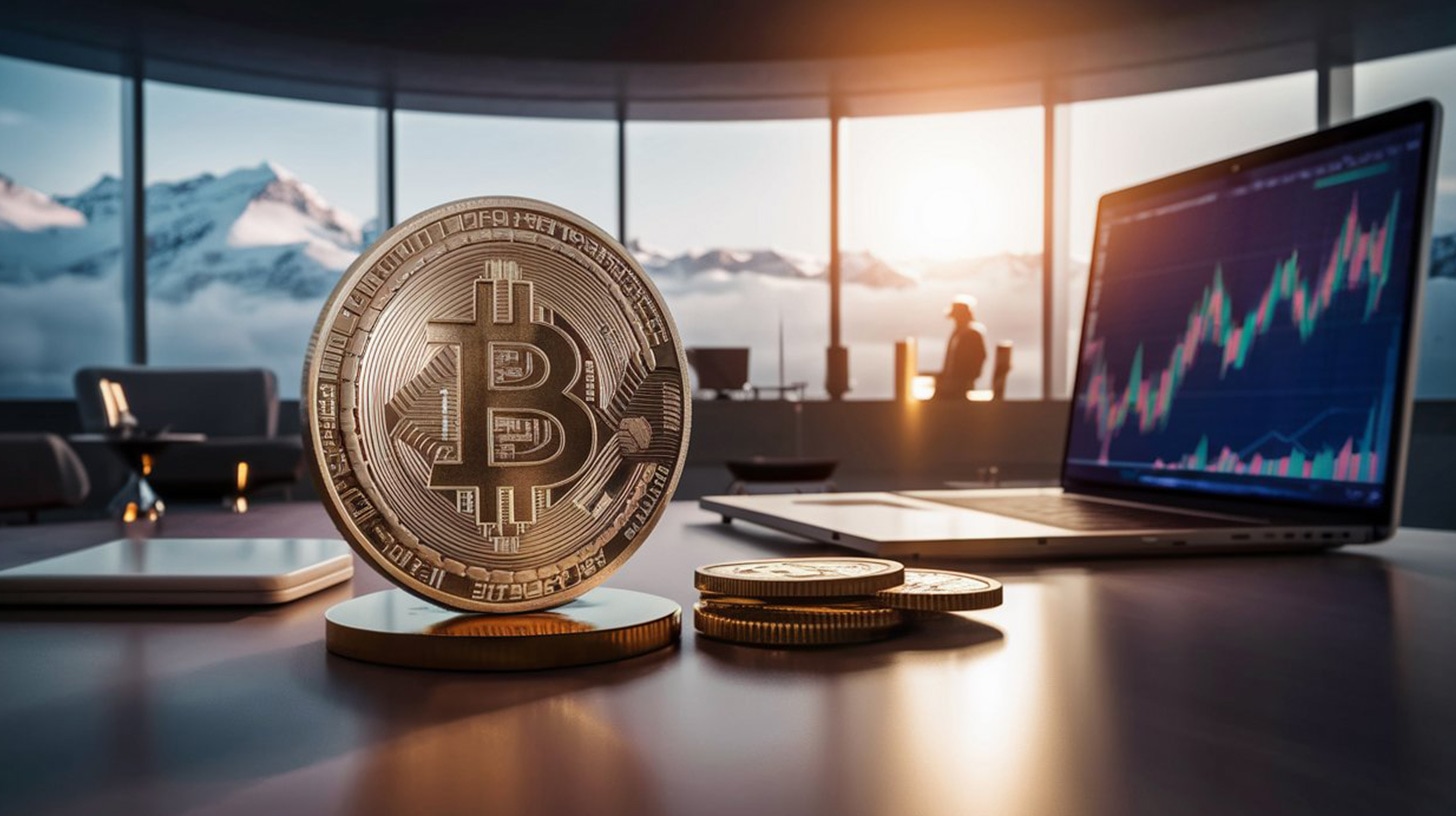 Bitcoin is set to finish March on a positive note