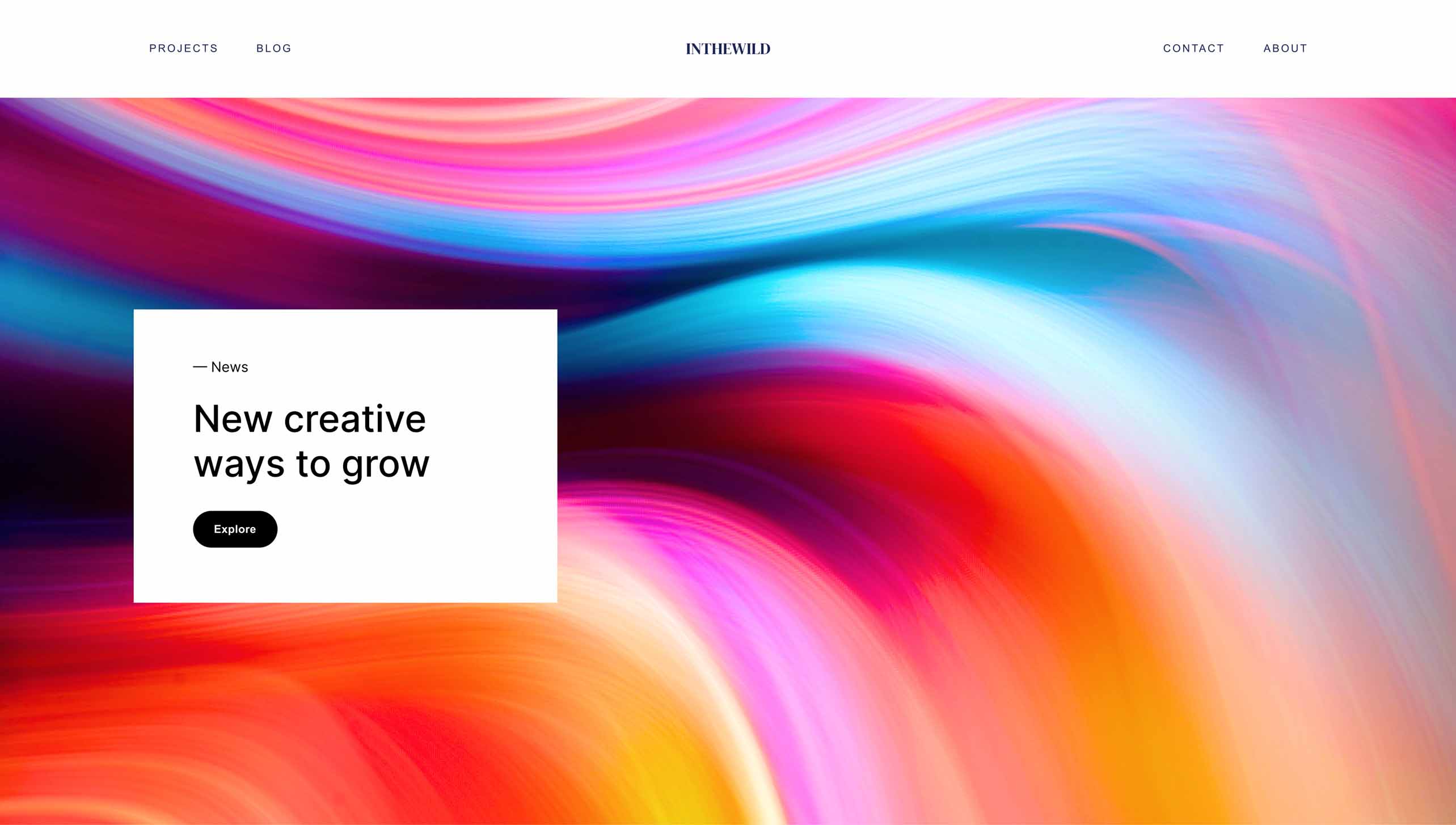 INTHEWILD blog page featuring New Creative ways to grow.