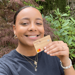 Photo utilisateur Green-Got avec sa carte bancaire