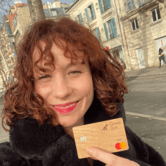 Photo utilisateur Green-Got avec sa carte bancaire