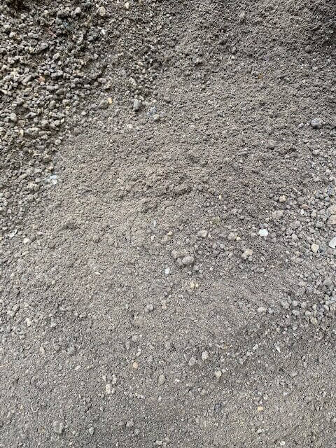 sifted soil