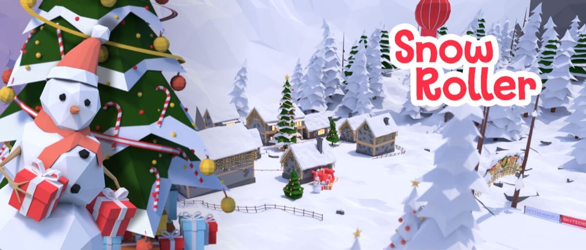 Help snowman stay alive in the new Snow Roller game for SkyTechSport