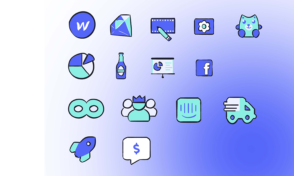 Unlimited illustrations design for startups, for a flat monthly fee