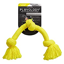 PLAYOLOGY Dri-Tech Rope Dog Toy