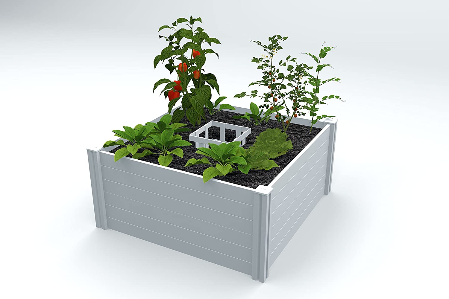 Vita VT17101 4x4 Composting Raised Garden Bed
