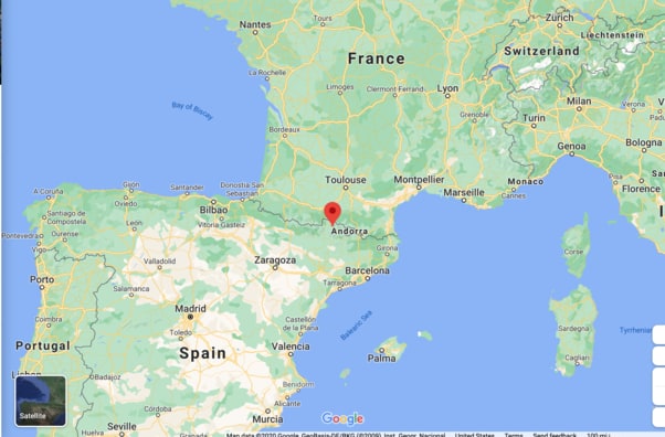 Pyrenees Map