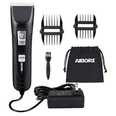 AIBORS Dog Grooming Clipper Kit with 12V High Power